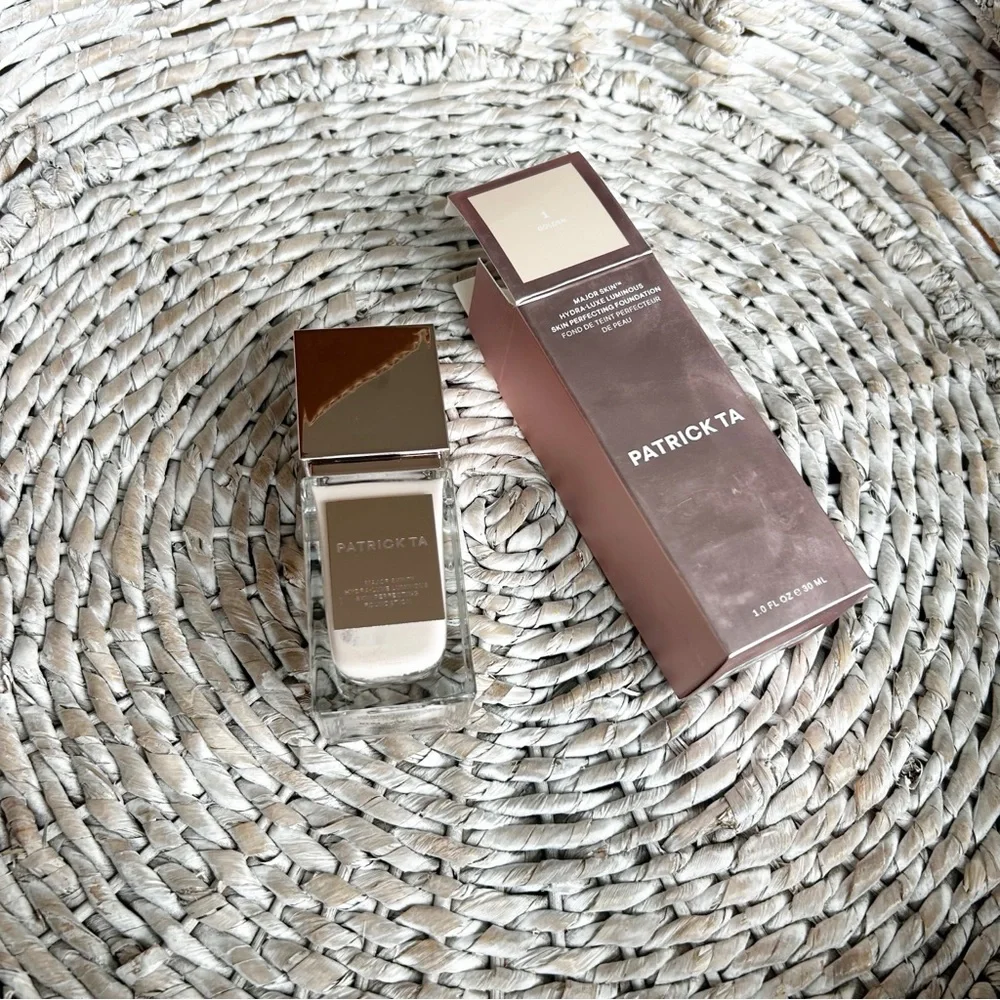 New Patrick Ta Major Skin Hydra-Luxe Foundation 1 Golden